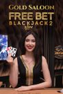 Gold Saloon Free Bet Blackjack 2